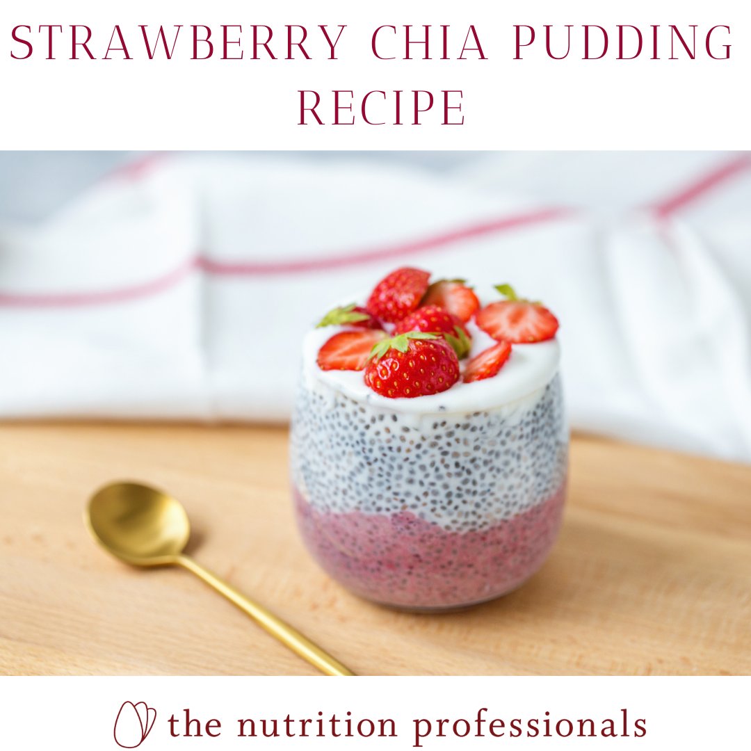 TheNutrPros's tweet photo. Strawberry Chia Pudding!

Chia seeds are excellent sources of fiber, protein, and omega 3s!

(full recipe from https://t.co/9P6DqJORoE) https://t.co/0p2IUsbPa2