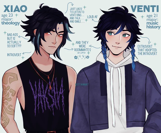 omg they were roommates
(xiaoven modern!au because why NOT) 