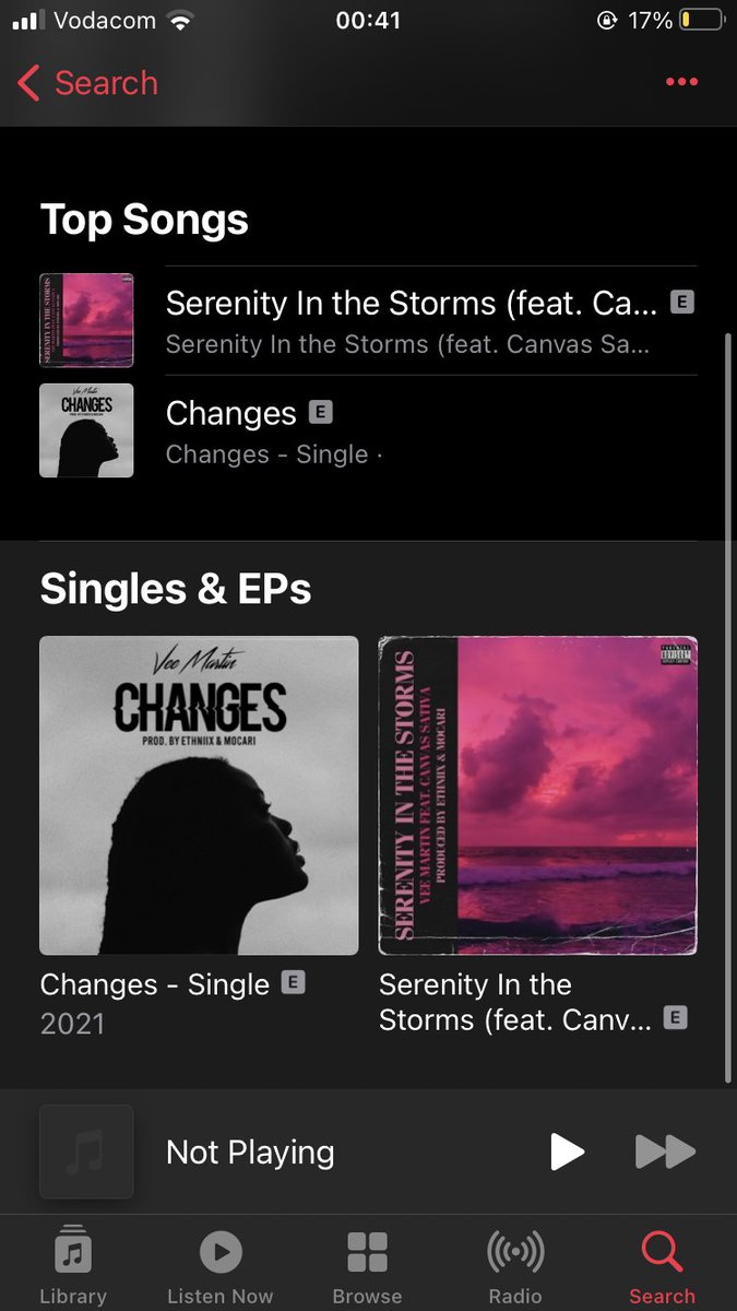 Just released my first two singles. They are NOW LIVE on Apple Music.🥺❤️
Please go give them a listen. 

music.apple.com/za/artist/vee-…