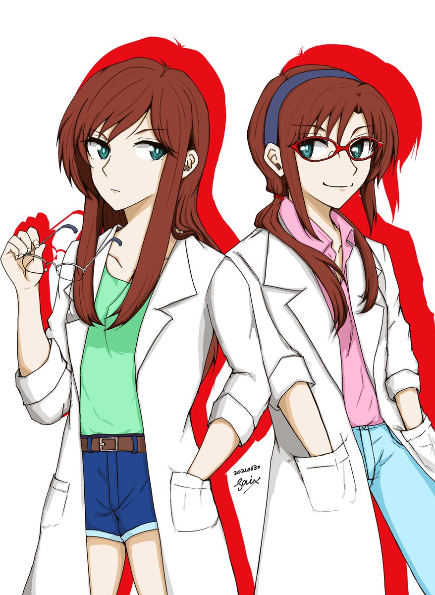 さい على تويتر ムスッとしてるのも Wな口してにやにやしてるのもどっちもばちくそに可愛い 貞マリと新劇マリどっちのおマリも大好き エヴァ シンエヴァ 真希波 マリ イラストリアス