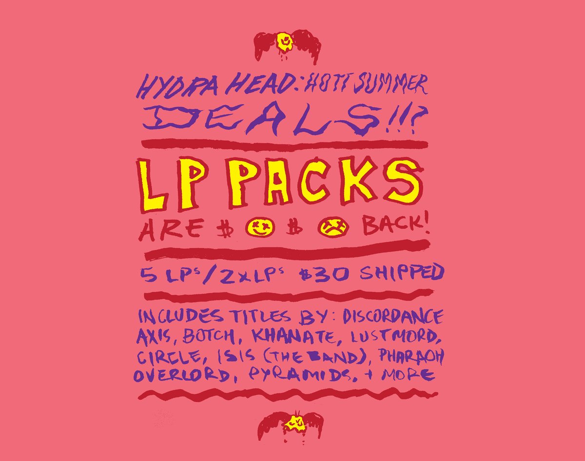 LP PACKS - 5 LPs/2xLPs for $30 shipped. Discordance Axis, Botch, Khanate, Circle, etc. Do it:

realtomatoketchup.com