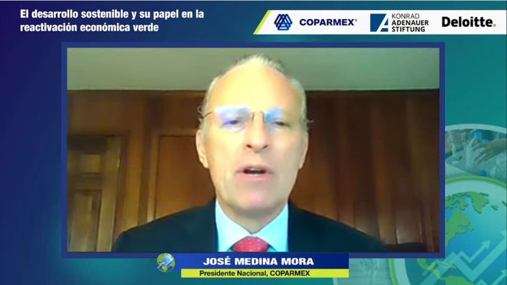 kasmexiko's tweet photo. 🙌 Agradecemos a quienes nos acompañaron el día de hoy en el #ForoInternacional "El desarrollo sostenible y su papel en la reactivación económica verde", así como a nuestros ponentes.

Aquí repetición con traducción 📺: https://t.co/JkVftL3if4 

#KASMéxico 🇲🇽🤝🇩🇪 @Coparmex https://t.co/5mrMGo4WJa