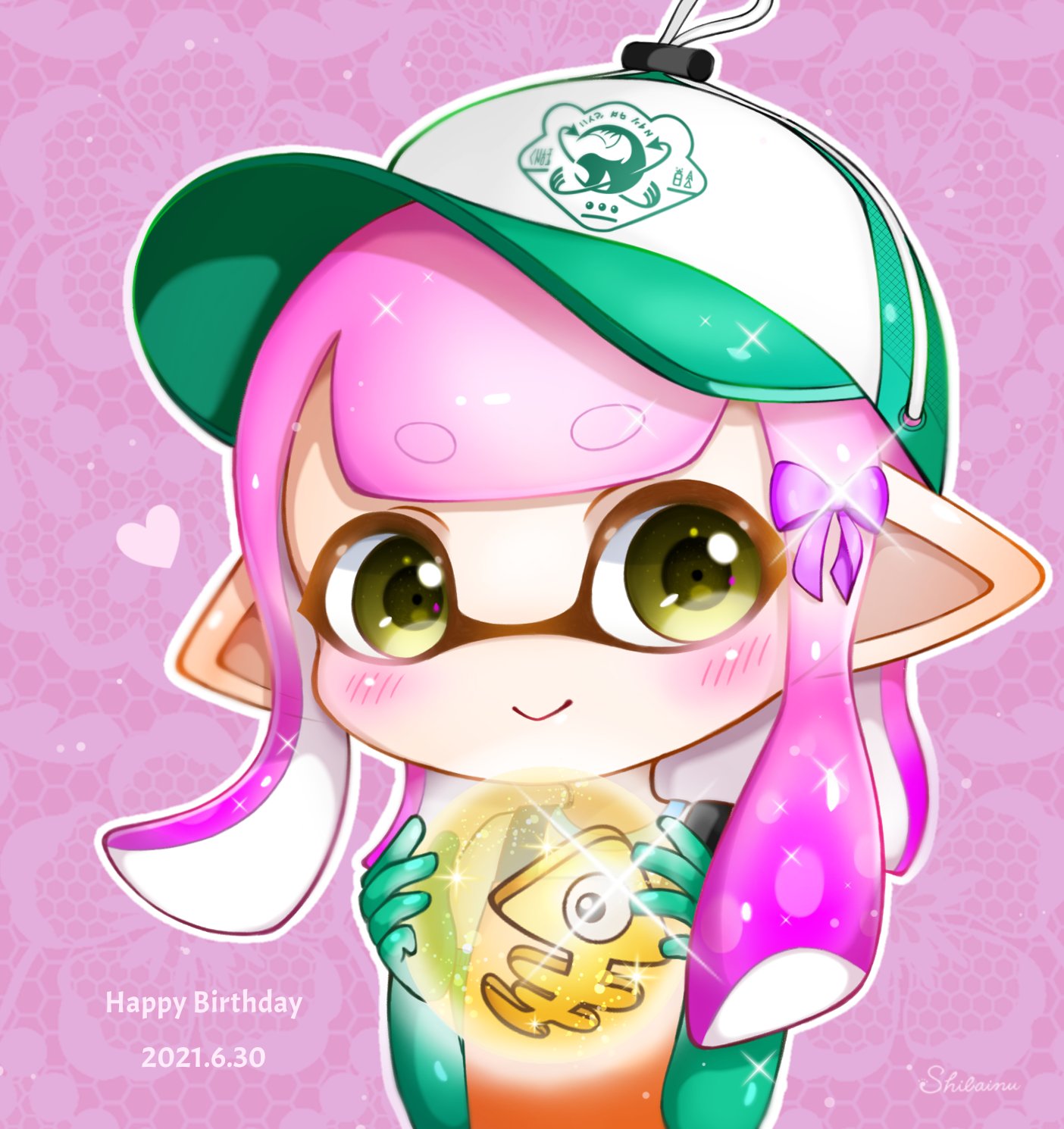 しばいぬ サーモンランガール Splatoon2 スプラトゥーン2イラスト T Co 5q9edqkaep Twitter