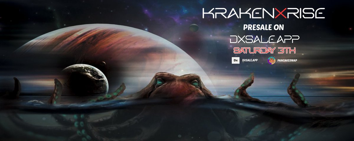 x_krake's tweet photo. What is your favorite octopus dish? We launch KrakenXRise on Saturday, July 3, are you going to miss the Kraken? I don't think so...

#cryptocurrency #Bitcoin2021 #DYOR #BNB https://t.co/p5gV2iLDXy