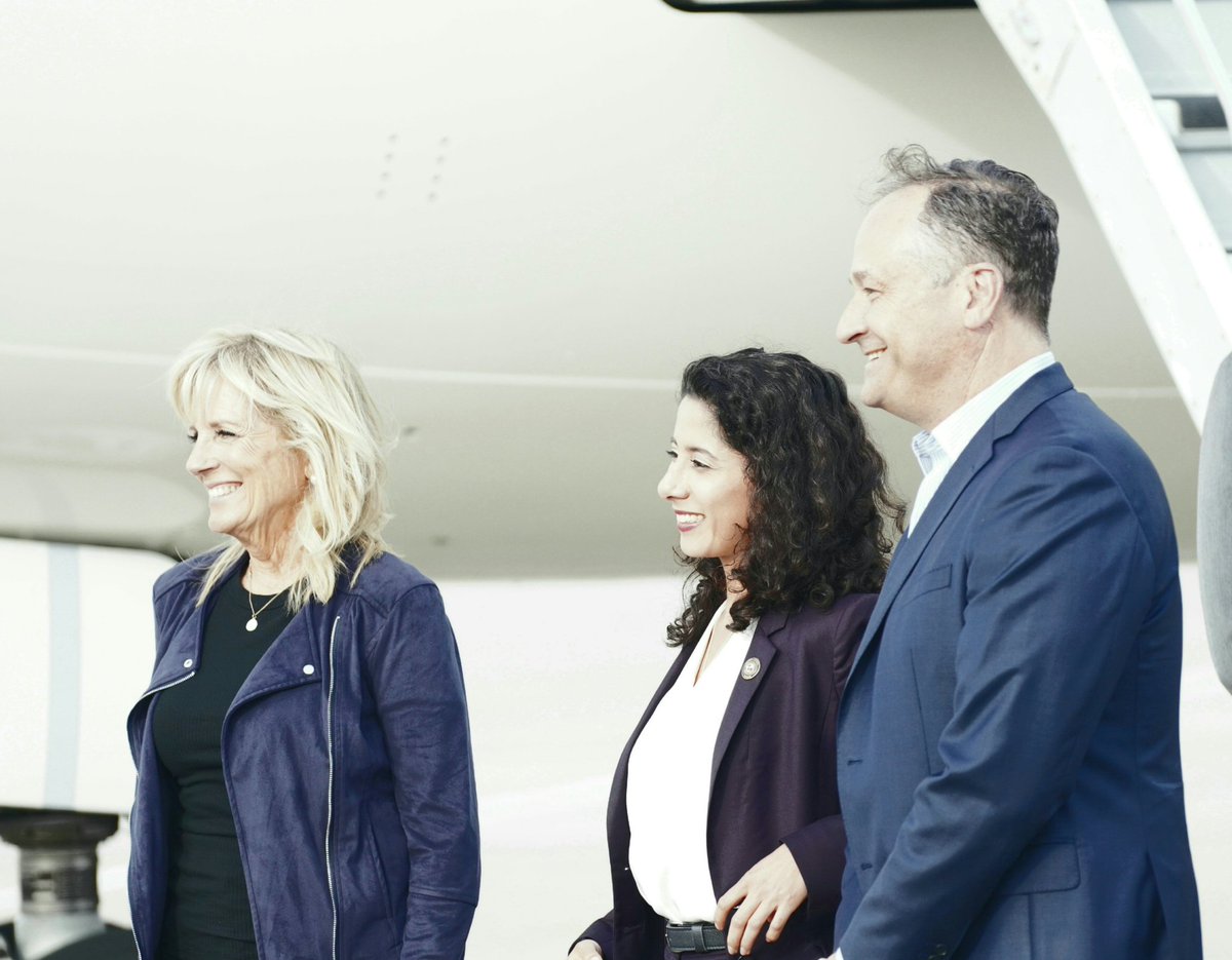 Welcome to Harris County <a href="/FLOTUS/">First Lady Melania Trump</a> and @SecondGentleman