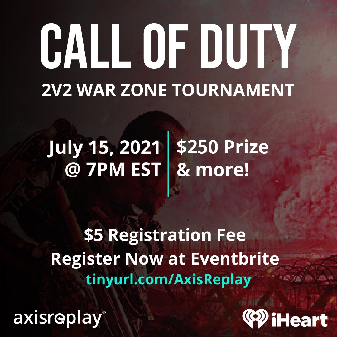 axredge's tweet photo. You asked. We delivered. Save the date for July 15th for a little 2v2 Call of Duty Warzone Tournament action in person at Axis Replay. Registrations are now open! LET'S GO💥
https://t.co/2CwKFNqqdK
#warzone #callofduty #esports #axisreplay #gaming #atlantagamer #beltlineatl https://t.co/Xw0aAEVKrT