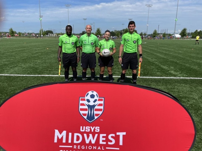 KSRefereePro's tweet image. Semi Final day for @KSRefs at Regionals