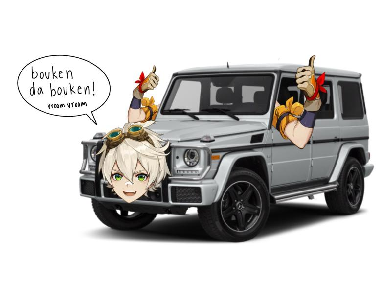 BennettZine's tweet photo. 🔥 Weekly Dose of Bouken 🔥
Mercedes Ben(nett)z is here to wish you good luck in pulling for Bennett on this Kazuha's banner! 🏎️👍🔥
#GenshinImpact #boukendabouken #bennett #PassionOverload https://t.co/zWVsKiksJz