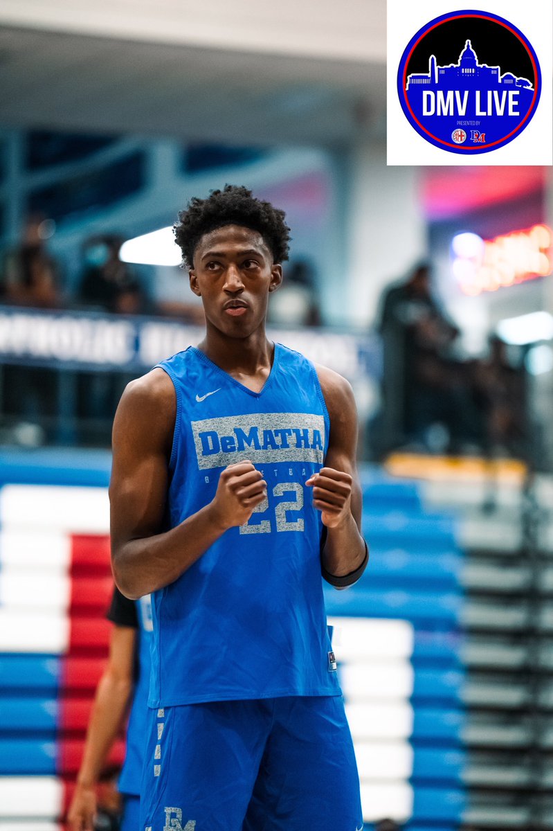 CapitolHoops's tweet photo. One of the biggest stock risers at @DMVLiveDeMatha was DeMatha big man Jerrell Roberson. 
The 6’9” F @Bigrell22_  shot the hell out of the ball. 
Final #’s in 9 games 
39-59 FG 66.1%
3pt FG 9-12 75%
95 points 10.6 PPG
43 rebounds 4.8 RPG https://t.co/v7a4gKzA70