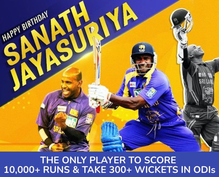 Happy Birthday, Sanath Jayasuriya 