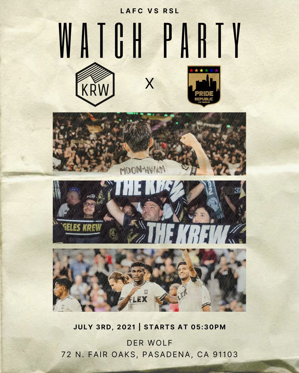 Carlo_P87's tweet photo. Come Join Us This Saturday As We Host Another Watch Party With @LAFCPrideRepub During Pride Month At Der Wolf And Also Saturday Will Be The Last To Collect Donations For The Trans Wellness Center. Everyone Is Welcome. Everyone Belongs. #LAFCKrew #PrideRepublic #DerWolf #LAFC https://t.co/yXRL3fpTvY