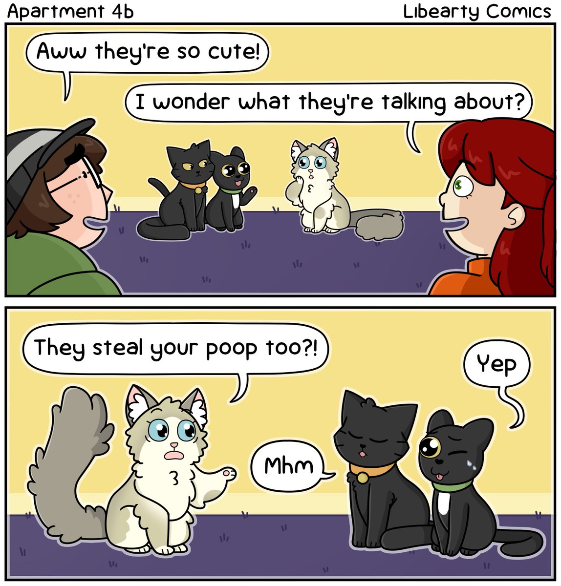 LibeartyComics's tweet photo. What do they do with the poop??
Comic features @redfur13 c: https://t.co/MaOul5hU3B