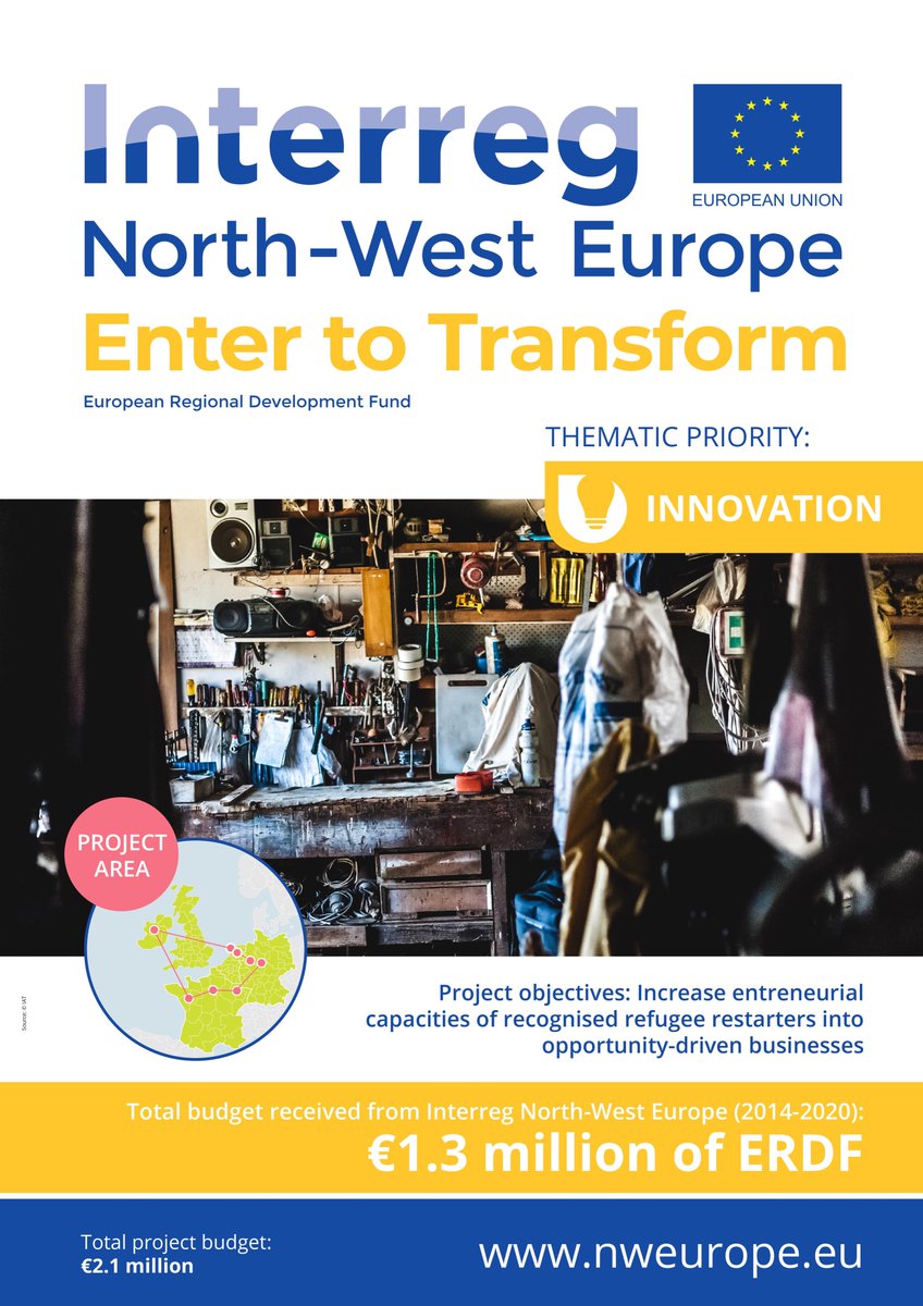 enter2transform's tweet image. Newcomer Re-starters @INTERREG_NWE Enter to Transform @j_terstriep and @AlexElisaDavid and 
@IAT_Innovation 
nweurope.eu/projects/proje…