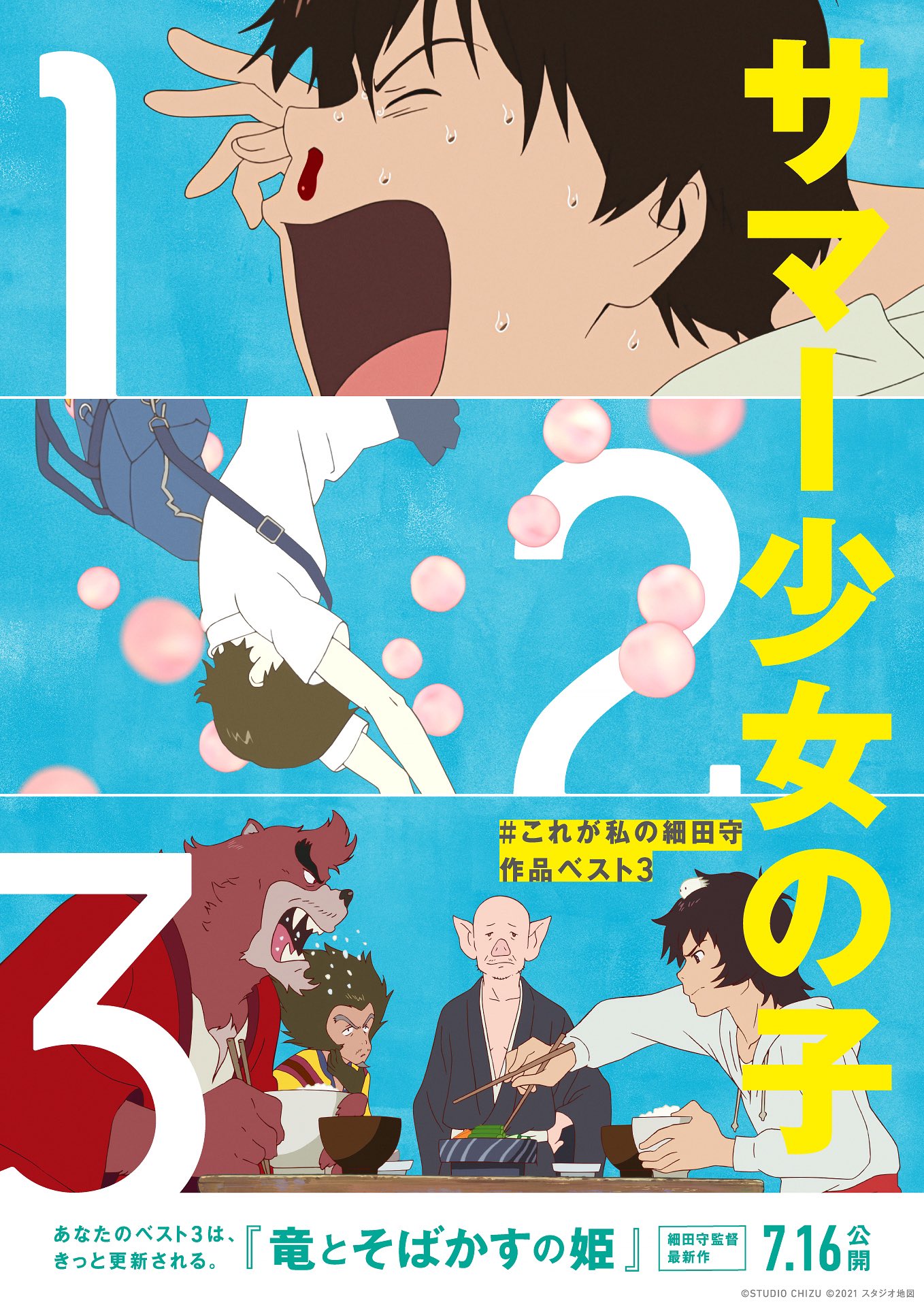 B2 ポスター 時をかける少女 劇場版 細田守 アニメ映画