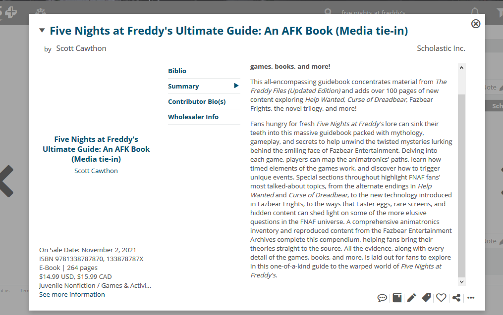 The Freddy Files: Updated Edition: An AFK Book (Five Nights At Freddy's)