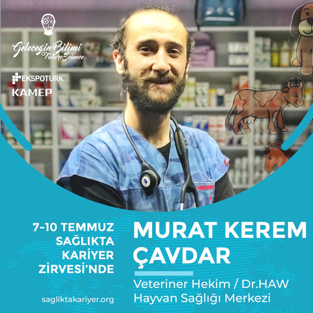 #KafkasÜniversitesi #Veteriner Fakültesinden mezun oldu. Memleketi Bayburt'ta #Hayvanhastanesi açtı.Veteriner Hekim Murat Kerem Çavdar "Veterinerlik Bölümü ve Kariyer İmkanları " başlıklı oturumla Sağlıkta Kariyer Zirvesi'nde...
👉Sagliktakariyer.org
<a href="/muratkeremavda1/">murat kerem çavdar</a>