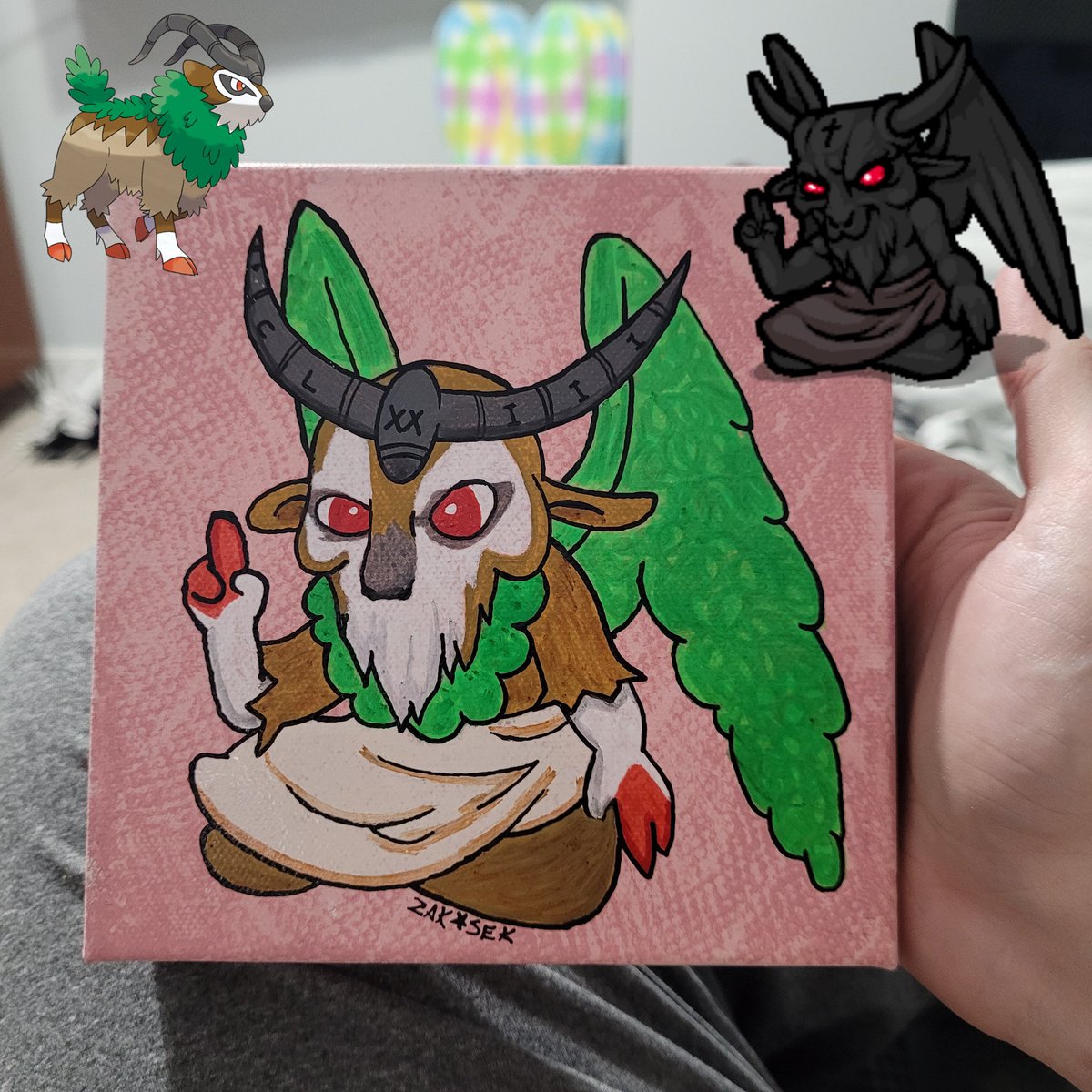 <a href="/edmundmcmillen/">🜏 Edmund McMillen 🜏</a> Gogoat Satan for you all! 🐐