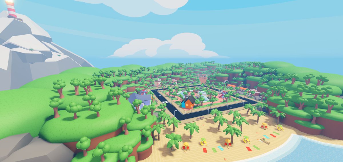 Fully completed map for <a href="/AdoptVille/">AdoptVille</a>!

#RobloxDev #RobloxDevs #Roblox