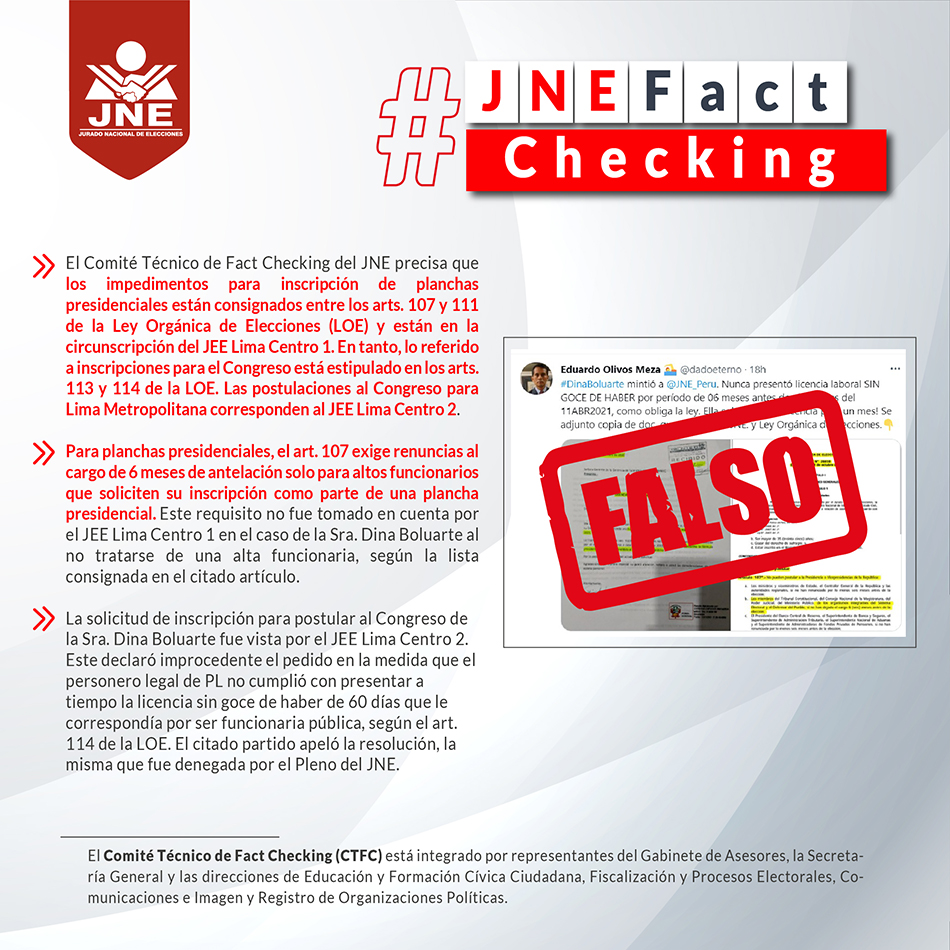 JNE Perú tweet media