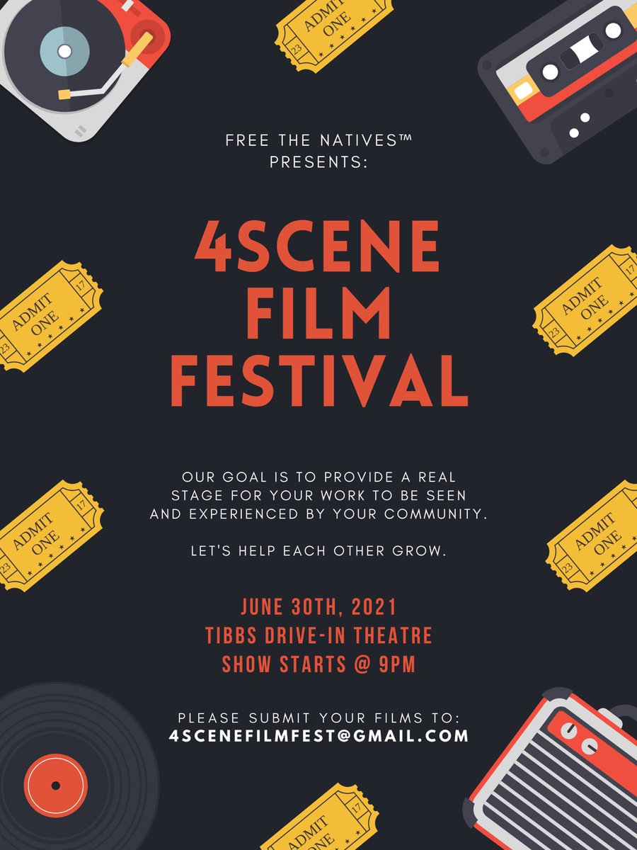 See you all tomorrow night @ Tibbs Drive-In Theatre!