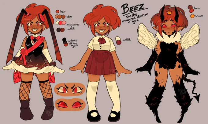 // needles
all the new oc refs ive made so far :3 