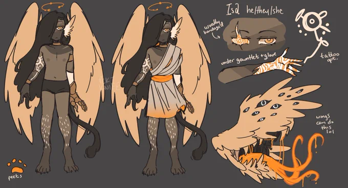 // needles
all the new oc refs ive made so far :3 