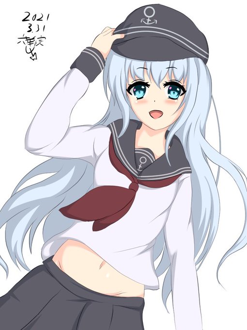 おは、こんにちは!
今週も中盤戦ですね。
そして、今月も最後の日
(コメで教えてくれた方、感謝!)
まあ、ぼちぼち
ご安全に、
良い一日を過ごしましょう!
#艦これ #響 #私の絵柄で見てみたいキャラっていますか 
「司令官、やっと起きたね。
さあ、顔を洗っておいで!」 