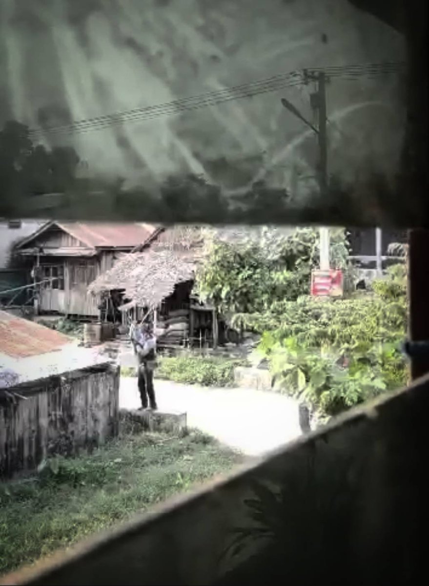 Two young civilians from Shwe Myaine Thiri ward, Mawlamyine, were abducted in a midnight raid last night on suspension of being #PDF: "I saw the soldiers grab them. They have increased security in our ward since last week," a local witness said. 
📷 Cop in Shwe Myaine Thiri ward