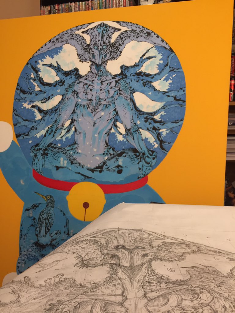 KMahamongkol's tweet photo. WIP. 50%_My Sketch.
https://t.co/RZ9g6tAUKU…  
#monsterink #kaimonsterink #NFTartist #Foundation 
 #artist  #ArtCollector #Twitterartist  #Art
#Cryptoart #cryptoartist #NFTs #NFTCommunity #NFT #NFTart #nftcollectors #withfnds #withfnd #withfnds #samsara #handcrafted https://t.co/EHsV0eMvom