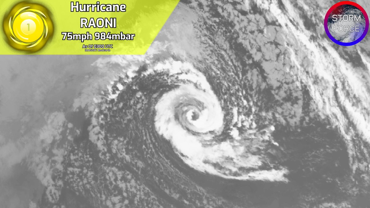 ForceTracking's tweet image. #Raoni has become a #Hurricane in the south #Atlantic. Raoni is the first storm to intensify to hurricane status since #Catarina in 2004.
2021 please stop.