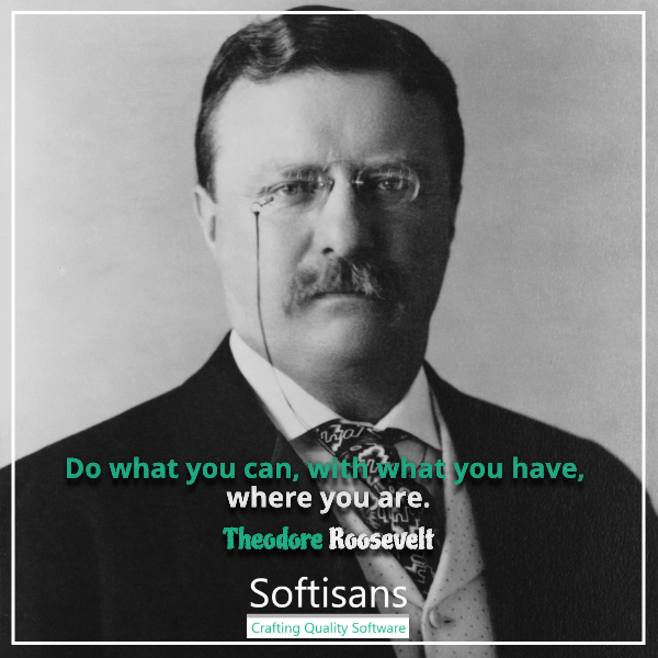 Softisans_com's tweet image. Do what you can, with what you have, where you are.
-Theodore Roosevelt
#softisans
#islamabad
#sqlserverdevelopment
#projectmanagement
#covid
#staysafe
#motivation