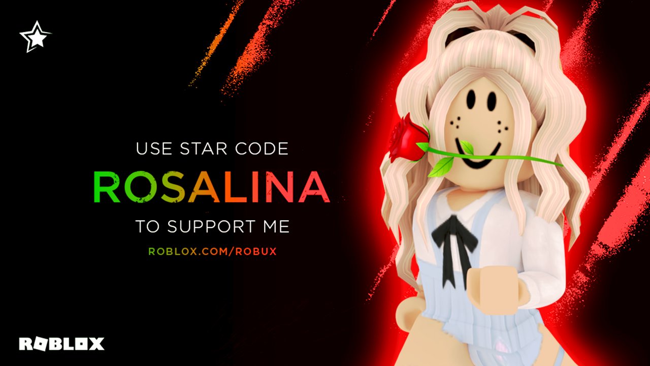 HeyRosalina on X: ❤️🌹Use Star Code Rosalina when buying Robux or  Premium! 🌹❤️ #Starcode #Roblox  / X