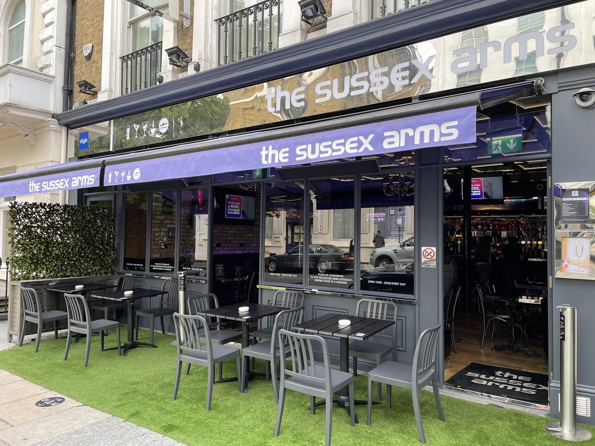 and…we’re back! Join us every weekday @ The Sussex Arms from 16:00 - 23:30 and 10:00 - 23:30 on Saturday and Sunday! Come and enjoy all the excitement of the Euros on our 4 huge screens - we can’t wait to welcome you back!
