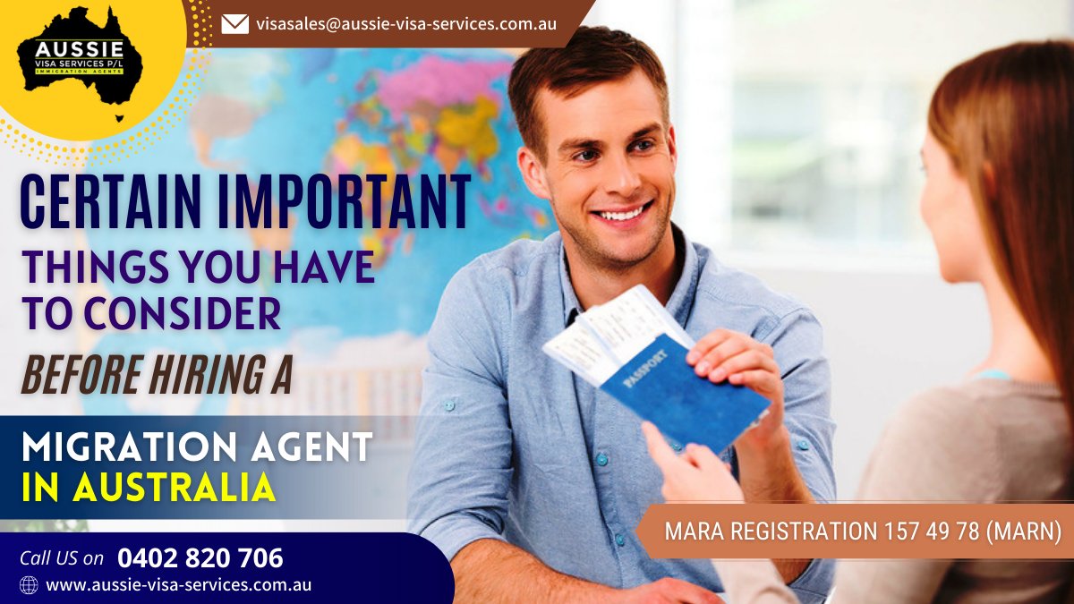 visa_aussie's tweet photo. If you are planning to hire “A Migration Agent in Australia” then you have to consider certain important things.
Visit Now https://t.co/adOC82Pr7l
#AussieVisa #visa #passport #Migration #immigration #business #partnervisa #Travelvisa #Australia #like4likes #follo4folloback https://t.co/AFIDxE1WON