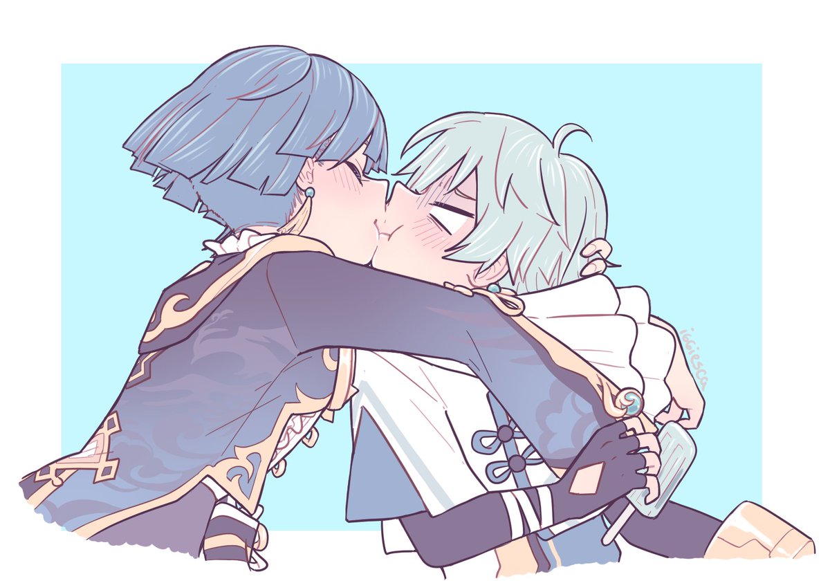 iggiesca's tweet photo. happy late kissu no hi! 😚
#xiaoven #rannett #tartali #xingyun https://t.co/qtduzUYSiQ