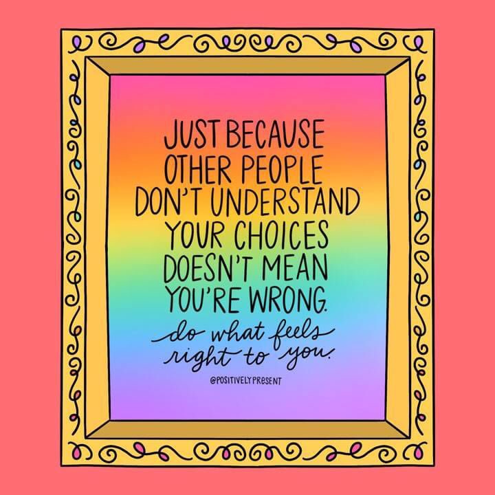 KayleeJesslyn's tweet photo. I’ve never read something that felt so close to home. Be YOU and do YOU for YOU. 💕 so many people will tell you in this life that “you are wrong” just because it’s not what they want. https://t.co/I5VfQUwQ4s