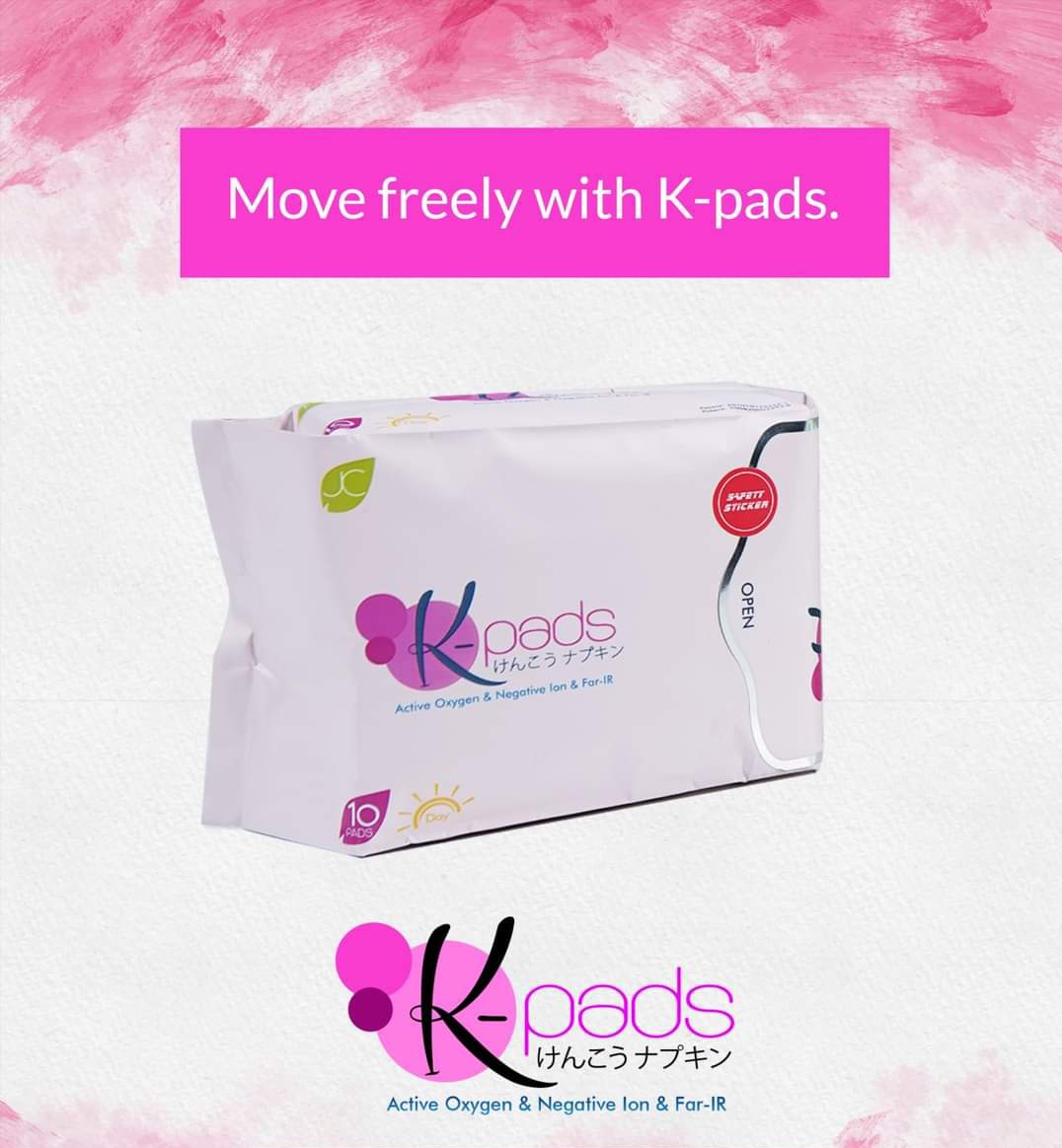 Kpads3's tweet photo. Stay confident and fresh with #Kpads! 

Compared to regular pads, KPads comes in 8 layers of breathable fabric! 
Sure na sure na you can move freely with K-pads.

#BeAtYourBestWithKpads https://t.co/rIMXeUizAn