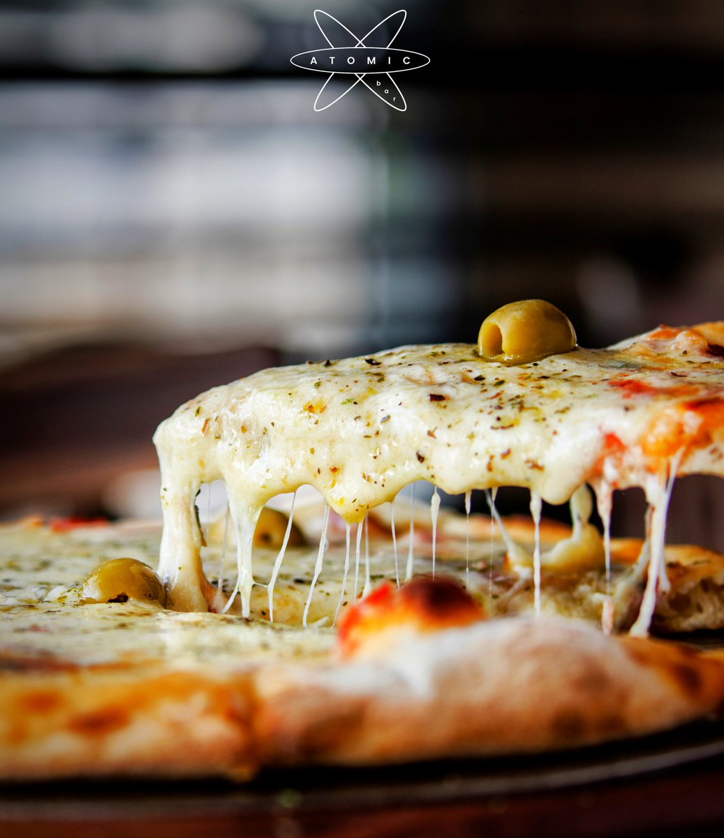 Expect a puffy,crispy crust ,a sag  proof base and a raft of cheese burst creative  toppings, we bet you've never had a pizza like this before!
We call it classic Margherita. A must try only at Atomic Bar.

📋 Book a table: cutt.ly/In6JPv1
☎️  03 9399 9889

#pizza #yummy