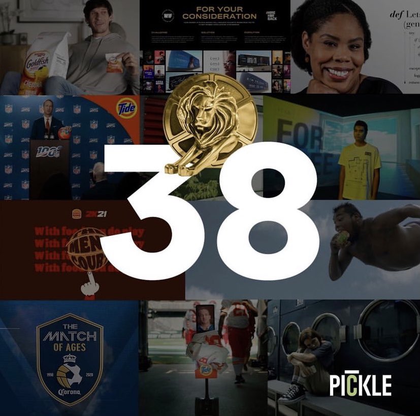 Hace menos de 3 años creé Pickle Music en New York. Eramos 3 personas. Hoy ya somos 3 equipos en las 3 ciudades mas lindas del mundo - New York / Madrid / Buenos Aires. Estos Cannes Lions son todo el team de @pickle_music #titaniumcannes