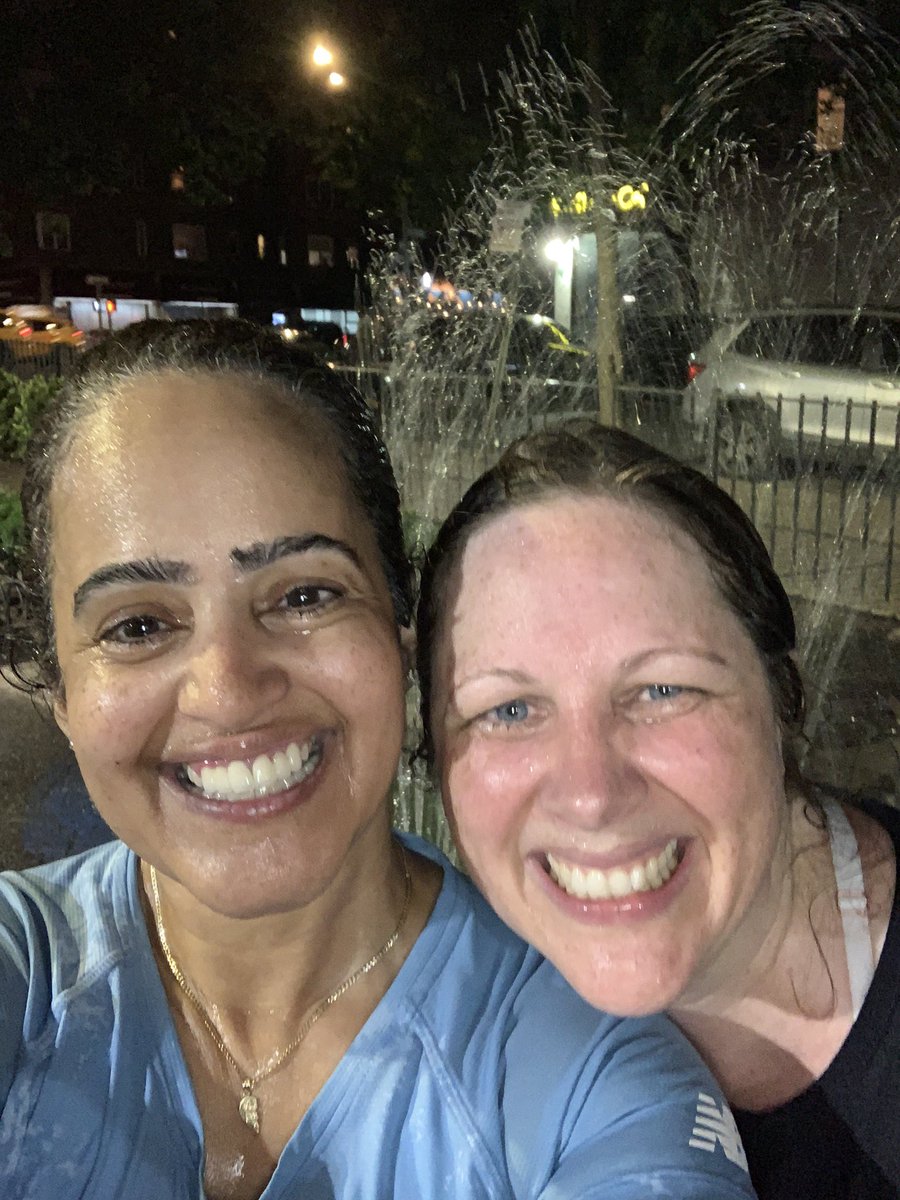 No_StoppingMe's tweet photo. A fun four mile reward by going through a water sprinkler 😂😂😂 https://t.co/l7NnzGGBvM