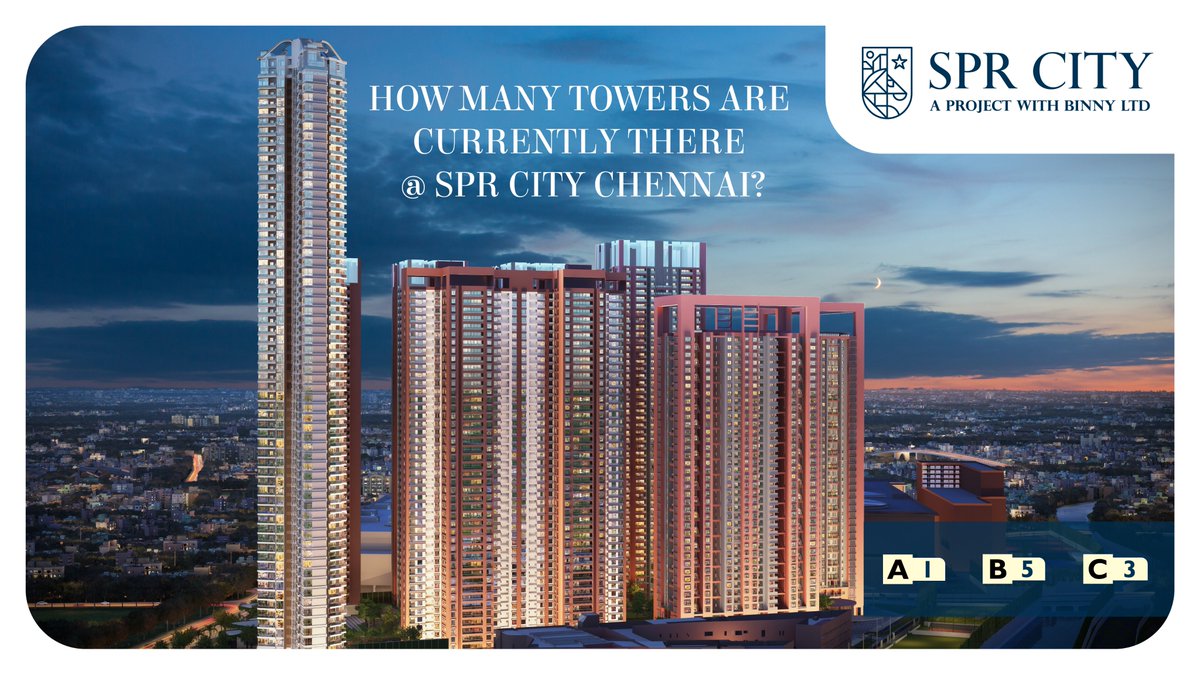 SPRHighliving's tweet photo. Let us know the answer in the comments below.
For Details, Call +91 7358111888 or visit
https://t.co/fOKHrkaHff
.
.
#SPR #SPRIndia #OpenforSiteVisits #SPRHighliving #SPRAmenities #LuxuryAmenities #SPRCity #SPRGroup #RealEstate #Chennai #SiteVisit #LuxuryHomesChennai https://t.co/MYdmzBcqcT