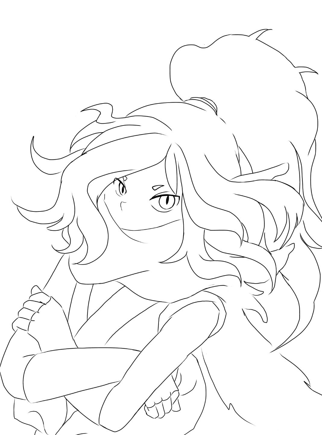 Boolean この線画を救います Gtc塗りで仕上げようと思います これはibis Paint で描いたjpegデータなので クリスタで読み込んで 線画抽出しないと塗りの作業ができません レイヤーじゃなくてただの白いところに黒い線で絵が描いてあるデータなので
