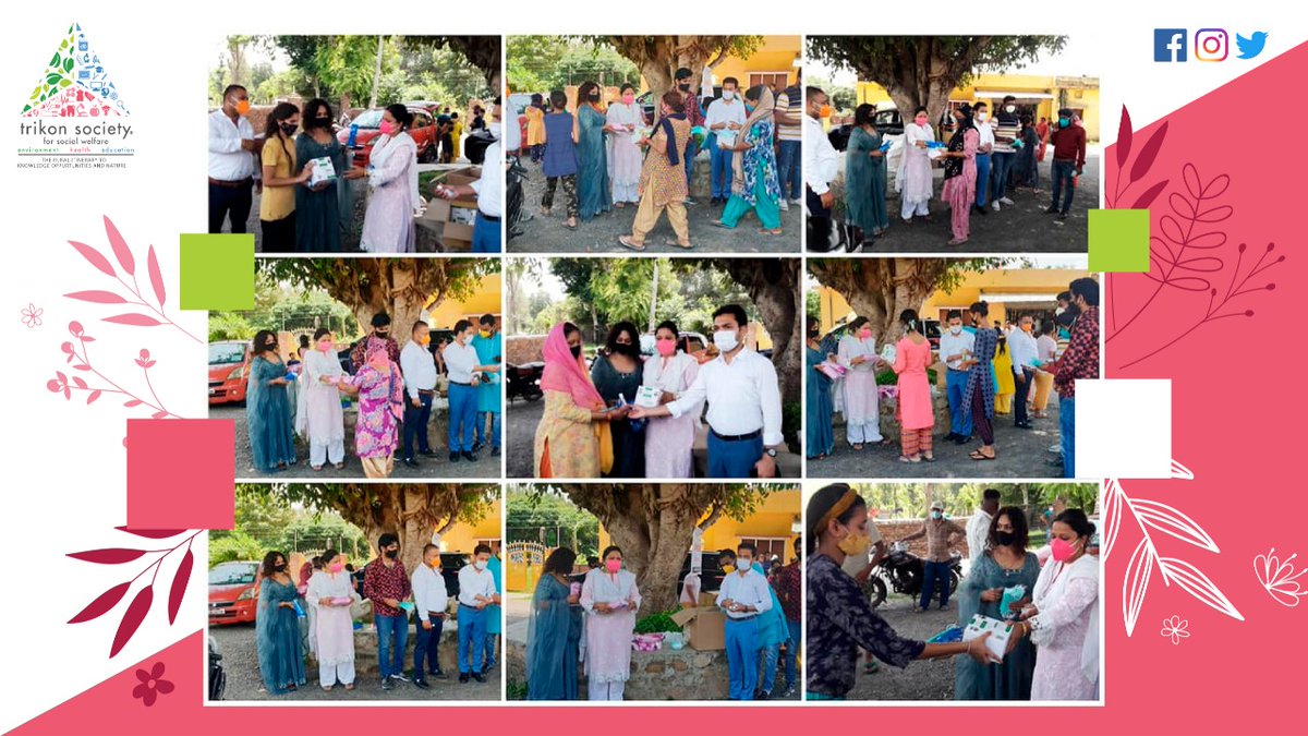 The secret of happiness is to help others. @nehadun 
#TrikonSociety #covidhelpindia #covidhelpdehradun   #freefooddistribution #helpinghands #PandemicChallenge