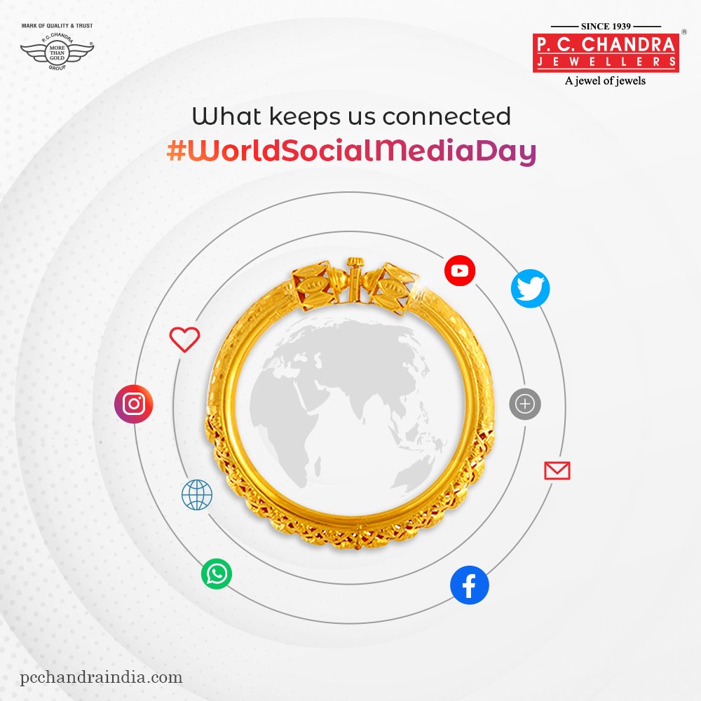 PCChandraJwelrs's tweet photo. Social media has made all our lives more meaningful by keeping us connected. Giving us an opportunity to lend a hand and embrace togetherness. Here’s an ode from P.C. Chandra Jewellers to everyone for being a source of support in these trying times.
#socialmediaday #pcchandra https://t.co/fsmkxgHXEU