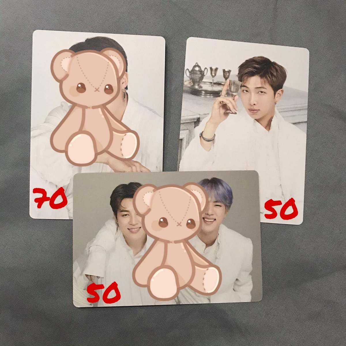callmearisa_jk's tweet photo. 🌷ไม่พร้อมส่ง-ดีล
⚠️ราคาตามภาพ
📮ค่าส่งชำระตอนของถึงไทย
✅เมนชั่นจอง
🚫ให้สิทธิ์คนพร้อมโอน
*รอของ 5-7 วันหลังรอบส่งกลับ คนขายลดราคาให้ค้าบ
#ตลาดนัดบังทัน #ตลาดนัดรถไฟบังทัน #ตลาดนัดBTS #ตลาดนัดรถไฟBTS #การ์ดบังทัน #การ์ดจองกุก #การ์ดแทฮยอง #การ์ดจิน #การ์ดเจโฮป https://t.co/szxbiQbich