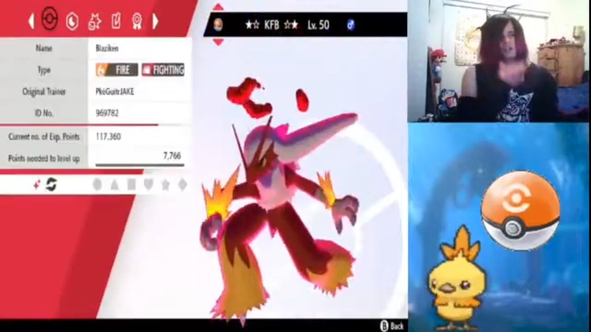 JakeGuitarist's tweet photo. Got my hair dyed red I told my hair specialist "I hope I get a Shiny today!" And she said "I know you'll get a Shiny today looking that good!"
1st Encounter Shiny Drifblim and Sport Ball Shiny Torchic after ONLY 51 Eggs :3
#ShinyHunter #Emo #Alternative #Guitarist #ShinyTorchic https://t.co/OI3djvphLw