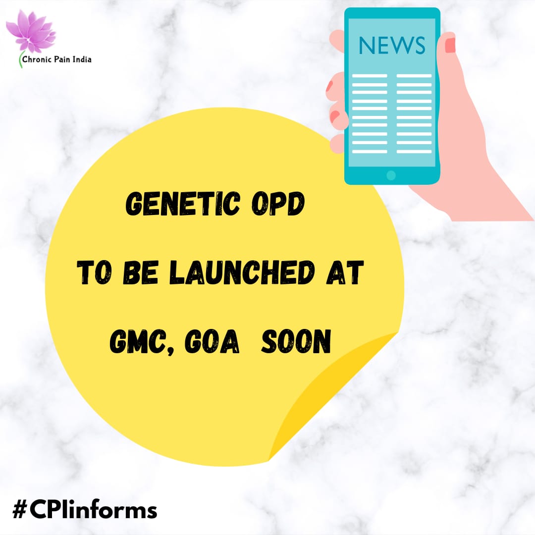 #RecommendedReads

Goa: Genetic OPD to be launched at GMC soon.Currently, only a few private hospitals in the state offer the facility.

Read the full piece on : timesofindia.indiatimes.com/city/goa/genet…

#CPIshares #MedicareForAll #ChronicPainIndia #ChronicIllness #ChronicPain #WellnessWednesday