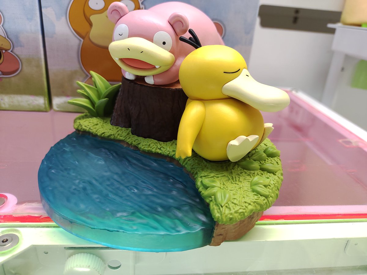 あそviva本店 ポケットモンスターくつろぎタイムコダック ヤドンフィギュア入荷いたしました このコンビを見るとぽいぽいスプラッシュを思い出します