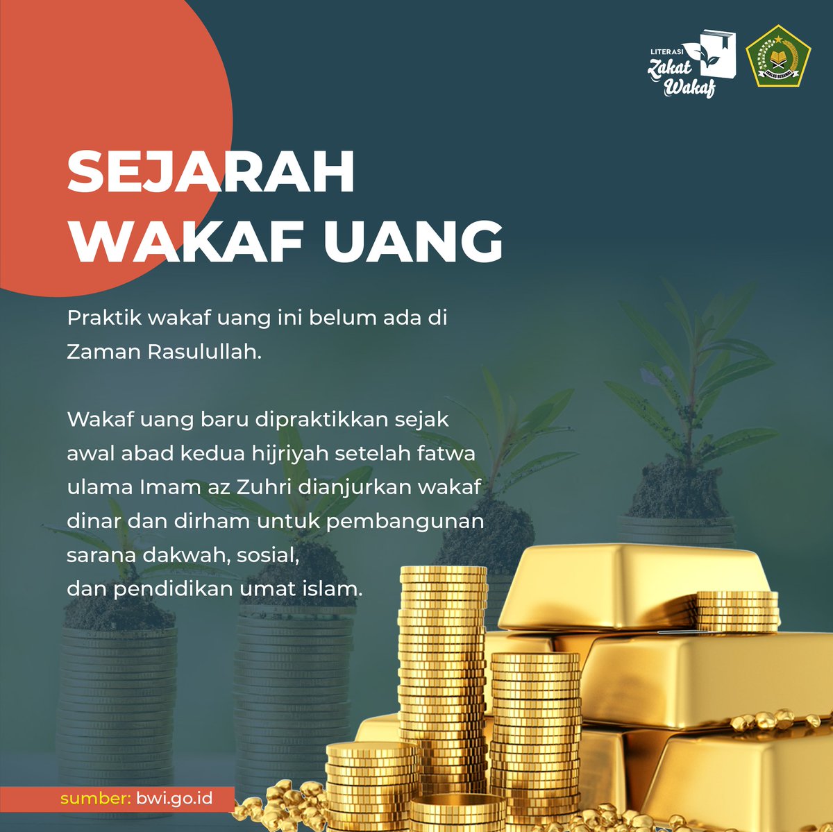 abby_onety's tweet photo. Nih ttg sejarah wakaf uang ya tweeps.... Jadi, di Zaman Rasulullah tuh belum ada praktik wakaf uang ya. 
Nanti setelah fatwa Imam az Zuhri di abad kedua Hijriah baru deh ada wakaf Dinar dan Dirham

@ZakatWakafToday  #ZakatHebatWakafKeren  #MembangunEkonomiUmat https://t.co/UkFuTMCie7