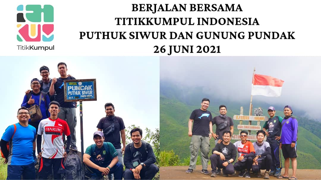 titikkumpul_id's tweet photo. BERJALAN BERSAMA
PUTHUK SIWUR DAN GUNUNG PUNDAK
26 JUNI 2021

Sejumlah 10 orang melakukan perjalanan bersama:
1. Rochmad
2. Rendra
3. Alfatih
4. Adhis
5. Andika
6. Wendis
7. Aziz
8. Ayu
9. Yanuar
10. Eko https://t.co/1c2UjkRM9w